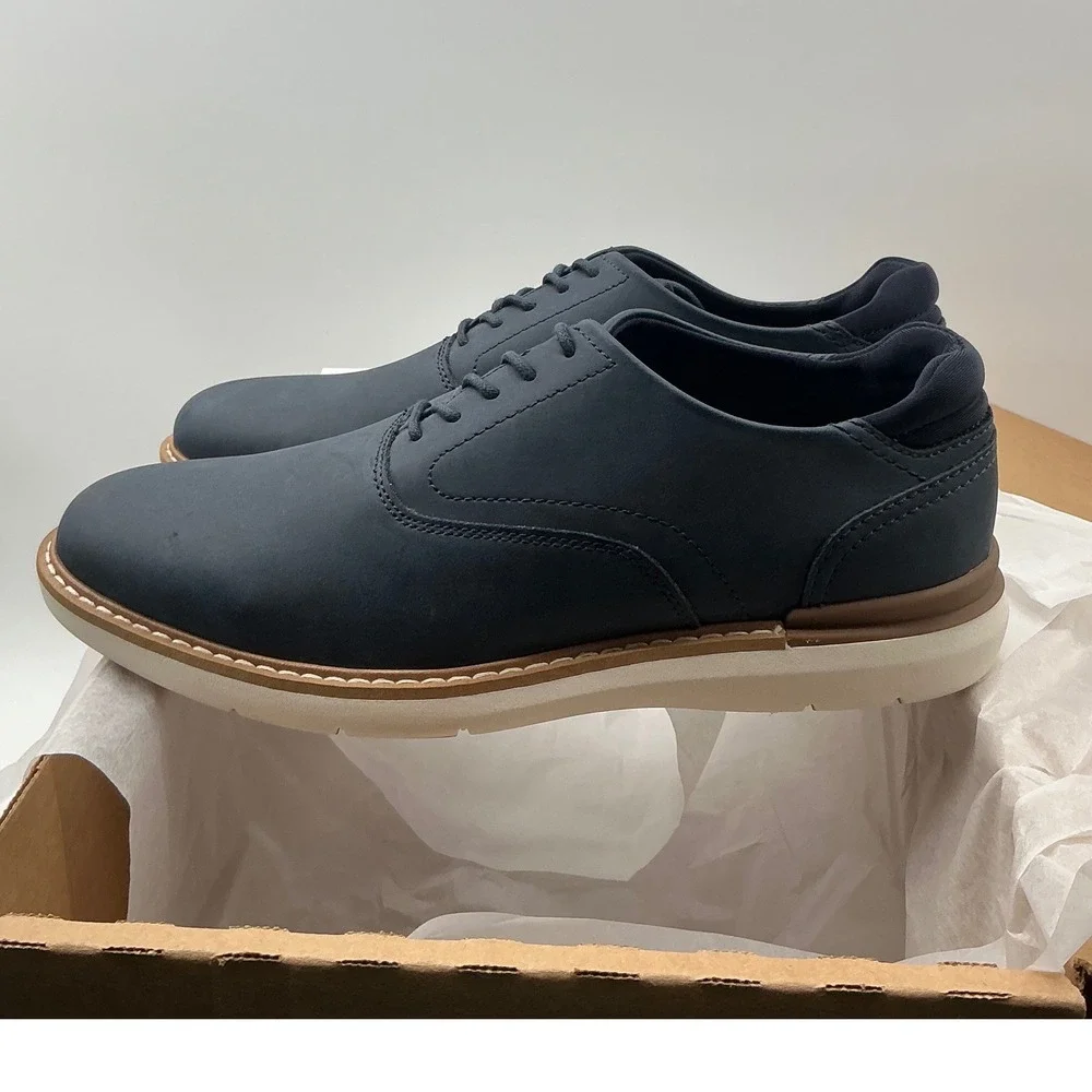 Nordstrom Rack Mens Navy Blue Hybrid Dress Shoes Oxford Sneakers Size 8M RN58665